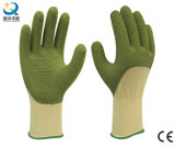 13G Polyester Liner Latex 3/4 Coated Work Glove, Wave Finish