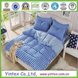 Stripe Pattern Polyester Bedding Set Printed