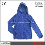 Knitted Wear Melange Color Fleece Jacket