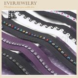 Most Fashion Rhinestone Zipper with Decorative Slider Diamond Zipper