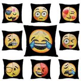 Funny Sequin Pillow Emoji Sequin Pillow