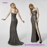 a Strapless High Fork Fishtail Dress