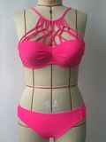 2017 Sexy Two-Piece Moluld Cup Bikini (QG-611M)