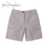 Phoebee Cargo Shorts for Boys with Elastic Waist