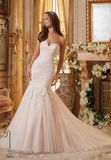 2016 Blush Mermaid Bridal Wedding Dresses 5461
