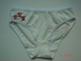 2016 BSCI Oeko-Tex Girl's Underwear Panty 030203 with Print