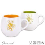16oz Silk Screen Milk Mug with Special Shape