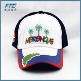 6 Panel Colorful Embroidery Logo Snapback Baseball Cap