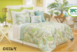 Bedclothes Printed Fleece Fabric Microfiber Quilt and Sham Set