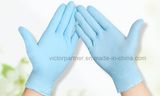 High Quality Disposable Nitrile Examination Gloves with Blue Color