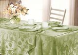 Tulip Design Jacquard Table Cover 4 People Seat St115