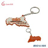 New Design Company Logo Promotional Cheap PVC Key Chains