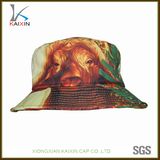 2017 New Design Animal Printing Cotton Bucket Hat for Children