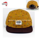 Print Suede Caps 5 Panel Hat