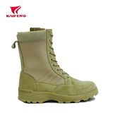 Nylon Fabric Upper Army Zipper Desert Boots