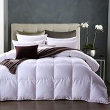 Down Classic Baffle Box Design 600 Fill Power White Down Comforter