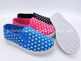 Hotsale Children School Shoes Injection Slip-on Canvas Shoes (ZL1017-6)