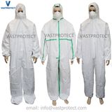 Waterproof Microporous Disposable Tyvek Alternative Coverall with Hood