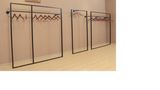 Wall Mounted Garment Display Rack Clothing Shop Wall Mounted Shelving