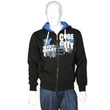 100% Cotton Custom Fashion Full Zipper Hoodies