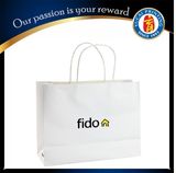 White Kraft Bags Clothing Packaging Paper Bag