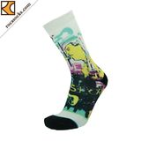 Women's Fashionable 3D Digital Printing Sport Socks (162044SK)