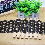 New Design Wholesale 12cm Width Embroidery Nylon Lace Polyester Embroidery Trimming Fancy Lace for Garments Accessory & Home Textiles & Curtain