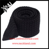 Perfect Knot 100% Silk Knit Black Necktie