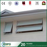 Pvcu Australian Standard Frosted Glass Exterior Awning Window