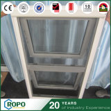 Double Panes Storm Proof PVC Awning Window with Retractable Fly Screen