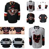 Customize Whl Calgary Hitmen Embroidered Goalit Cut Hockey Jerseys