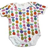 Allover Picture Print Baby Romper