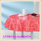 PEVA Printed Tablecloth/Table Cover Round Wholesale in Factory