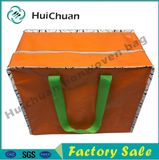 Tote Foldable PP Woven Aluminium Foil Zipper Bag with EPE
