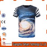 OEM Printed Polyester T-Shirt 3D Sublimation Printing Men Tshirt