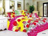 China Suppliers Poly Material Printed Bedding Set Manufacture Bed Sheet