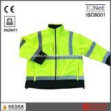 Hi Vis Waterproof Softshell Safety Reflective Jacket