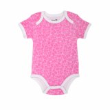 Pink Color High Quality Organic Cotton Baby Wear for Girls