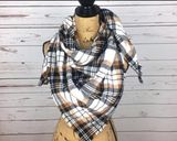 2018 Cotton Flannel Blanket Scarf