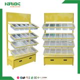 Retail Floor Display Basket Stand