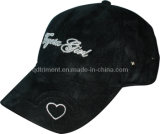 Micro Suede Metallic Embroidery Leisure Baseball Hat Cap (TRB091)
