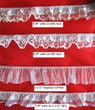 Hot Selling Ruffle Lace for Garments and Other Accessories