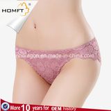 Sexy Floral Hollow Lace Visible Panties Transparent Sheer Lace Panties for Woman Underwear Tanga Hipster