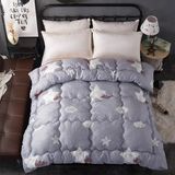 Pure Cotton Goose Down Feather Duvet/Quilt/Comforter for Home