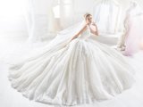 Custom Made Lace Ball Bridal Dress
