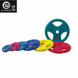Gym Equipment Plate Osf015 Free Weight Color Rubber Coated Plate