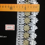 8cm Beautiful Orchid Lace with Scalloped Fringe Hme839