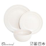 18PCS Dinner Set Solid Seesame Glaze Design