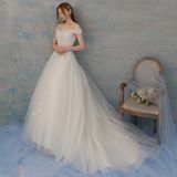 2018 off Shoulder Lace Bridal Wedding Dresses Fll801