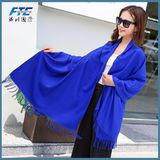 Plain Style  Silk  Cashmere Shawls